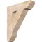 Ekena Millwork Traditional Slat Smooth Bracket, Douglas Fir, 5 1/2"W x 24"D x 28"H BKT06X24X28TRA06SDF - alternate 1